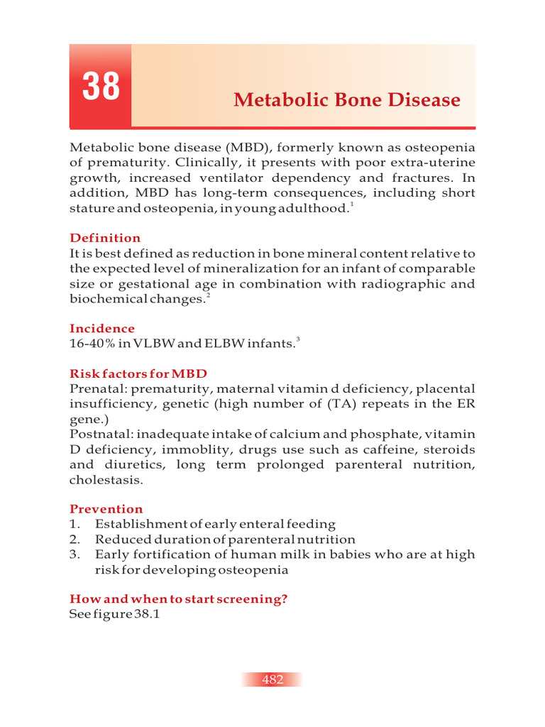 Preterm Infant Bone Health Guide | PDF | Preterm Birth | Low Birth Weight