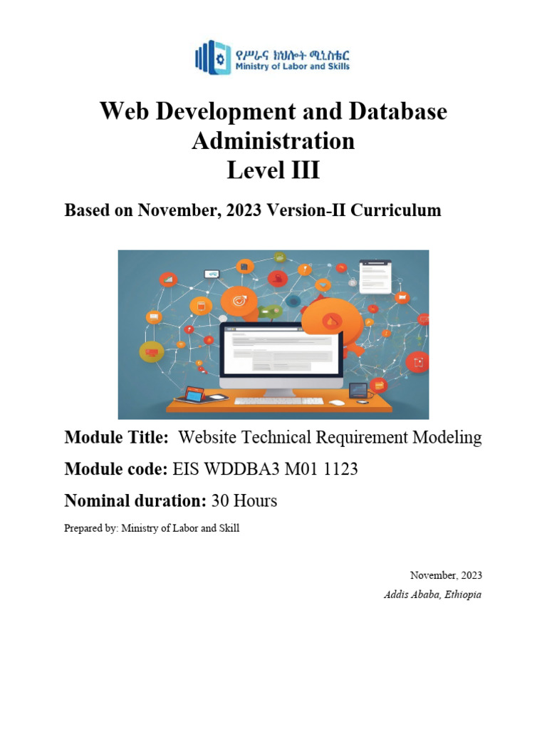 TM01 Website Technical Reqirement Modeling | PDF | Web Development ...