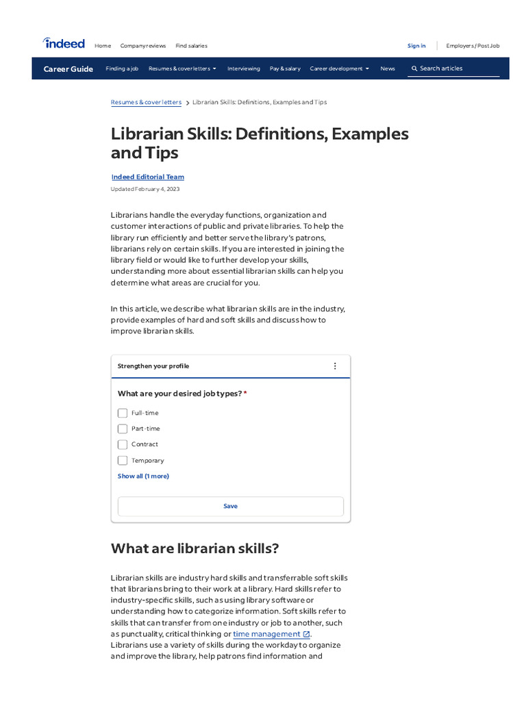 Essential Librarian Skills Explained | PDF | Librarian | Libraries