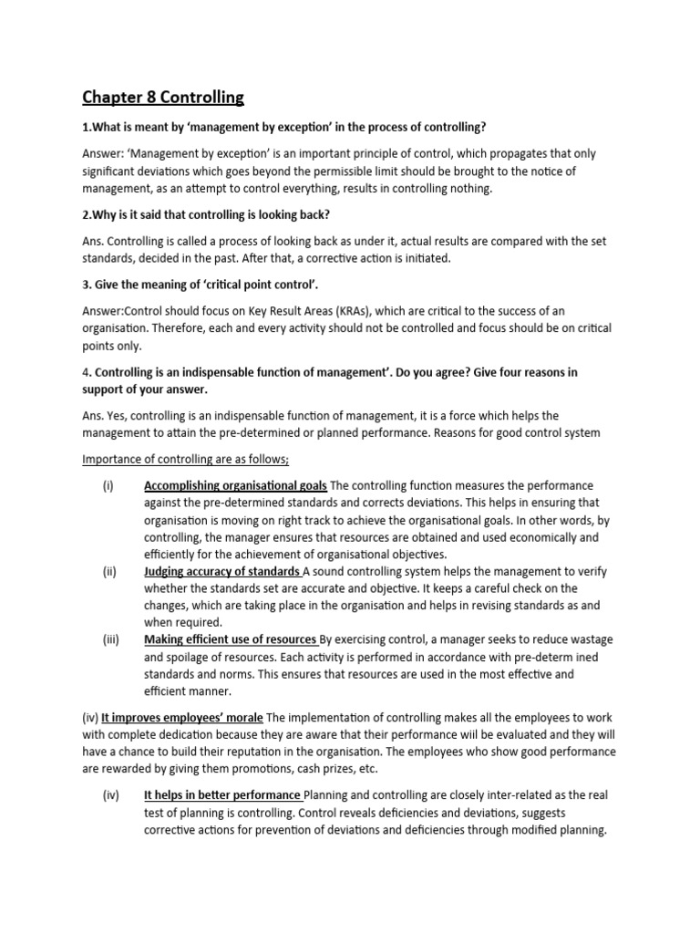 Controlling | PDF | Business | Social Psychology