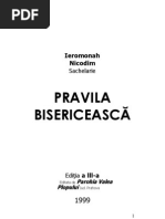 Pravila Bisericeasca - de La Govora