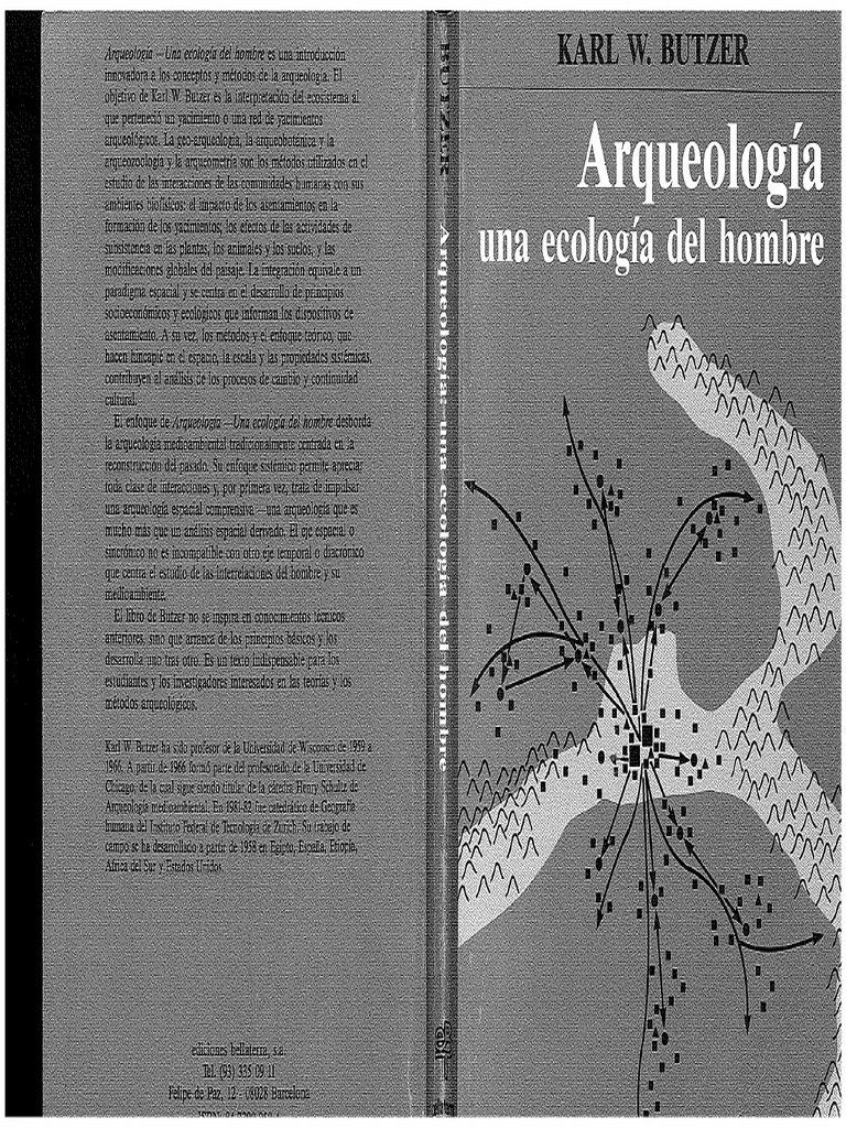 Butzer 1989 Arqueologia Una Ecologia Del Hombre | PDF