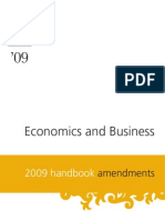 Economics and Business: 2009 Handbook