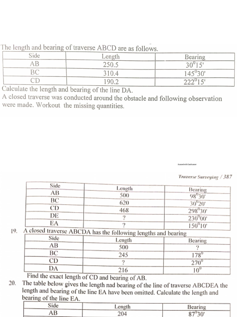 Traversing Tutorial-I | PDF