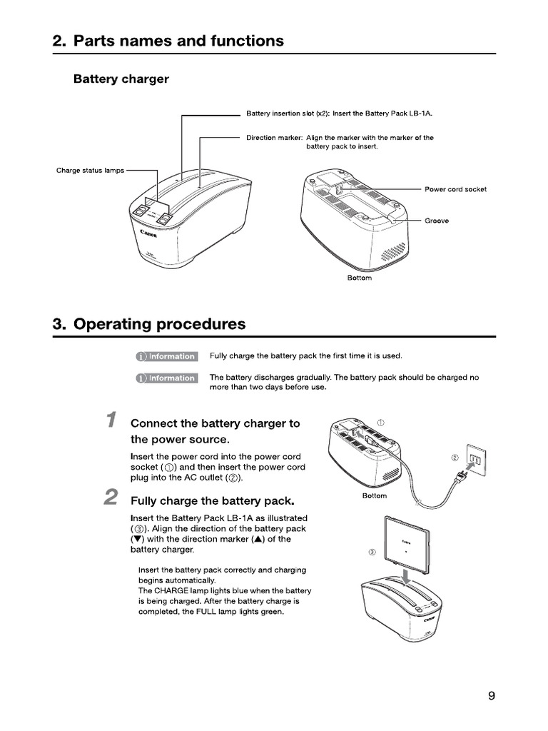 Battery Charger BC-1A | PDF
