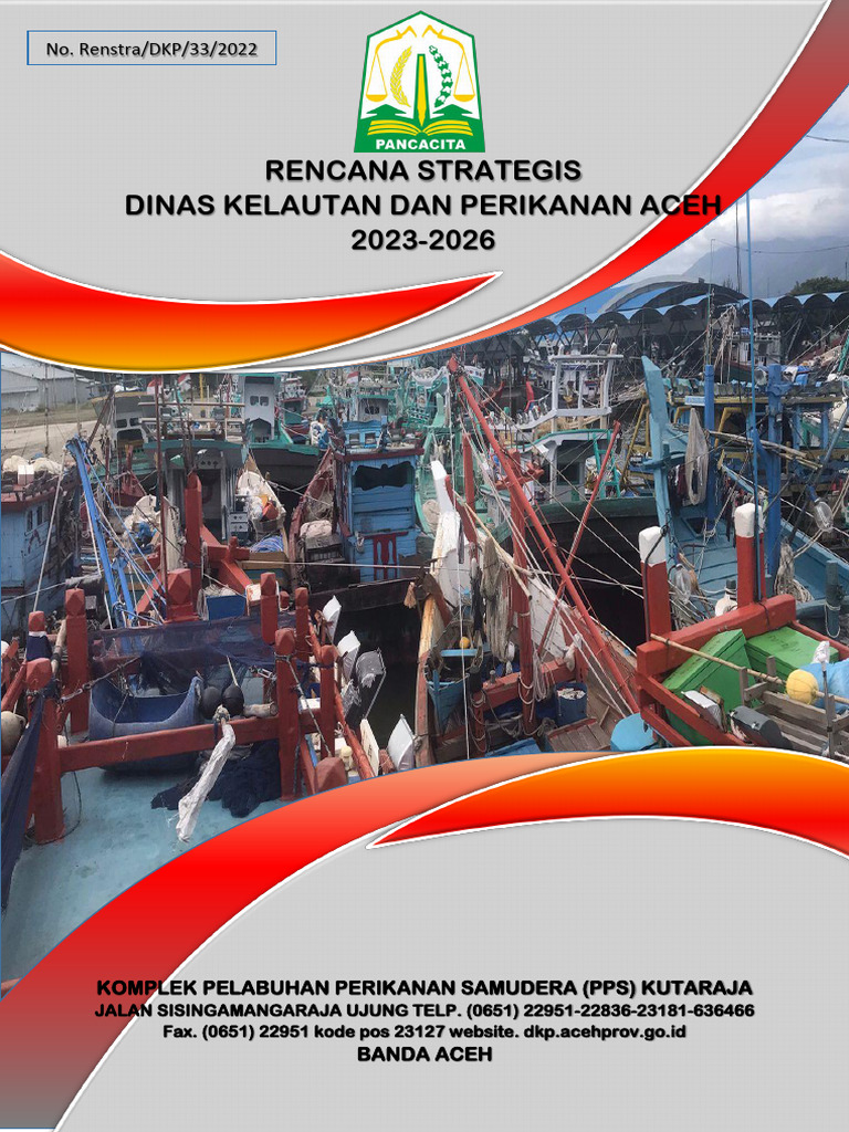 Rencana Strategis DKP Aceh 2023-2026 | PDF