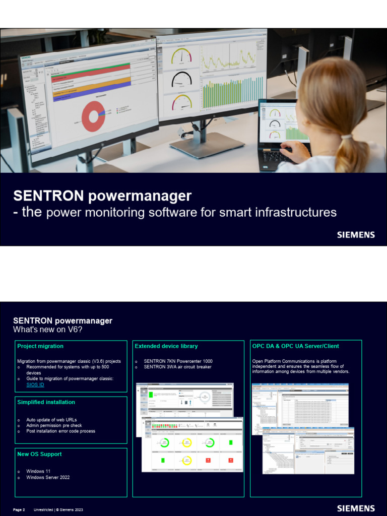 SENTRON powermanager V6 - Product overview | Download Free PDF | Computing