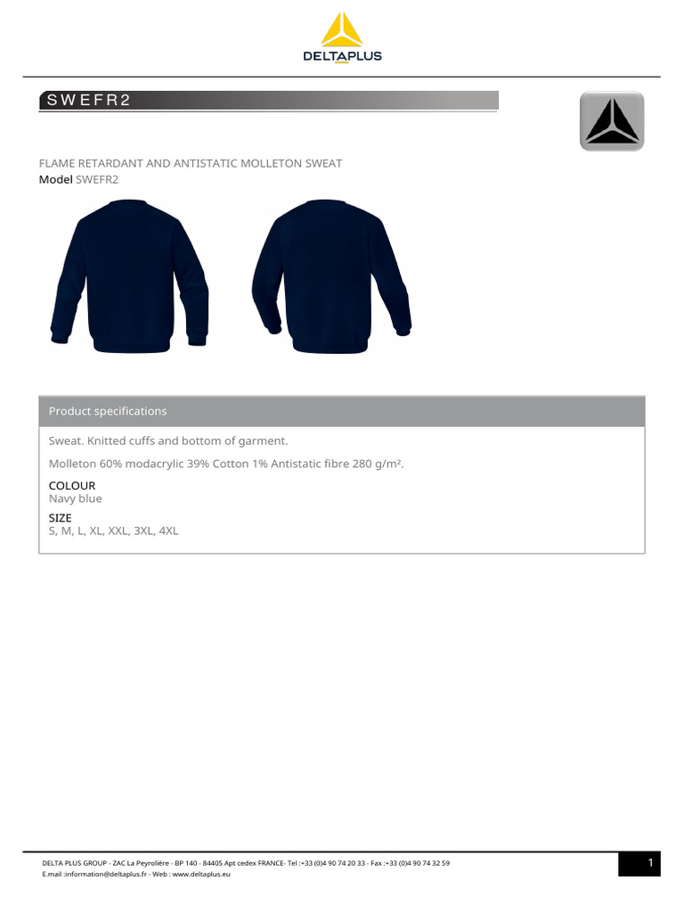 Delta Product Swefr2 | PDF | Physical Sciences | Materials