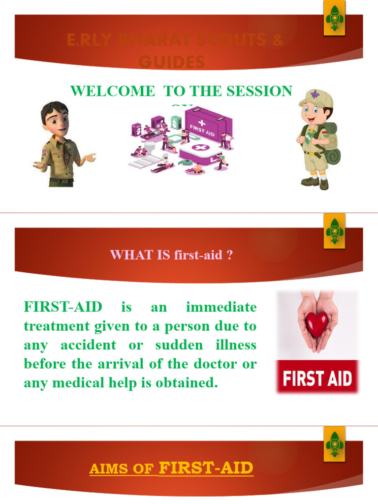 Golden Rules of First Aid for Scouts | PDF | First Aid | Burn