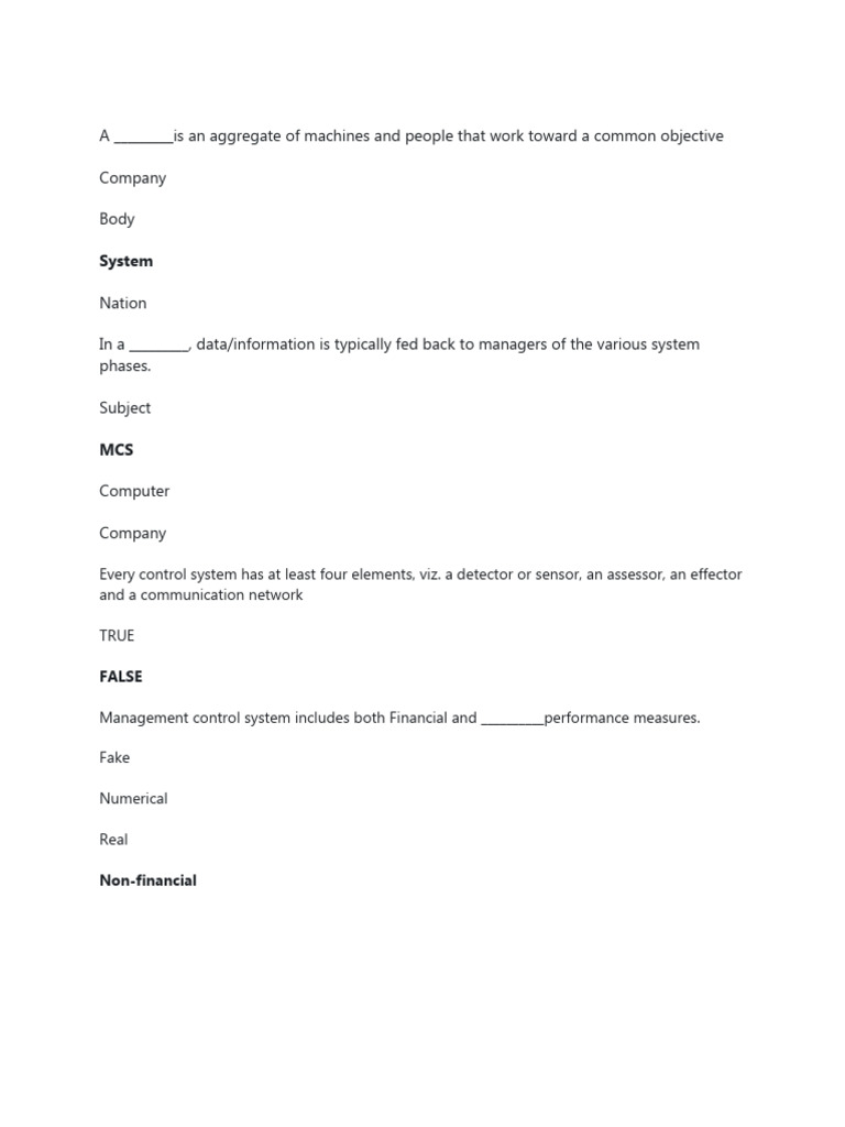 Management Control Systems Overview | PDF | Taxes | Budget