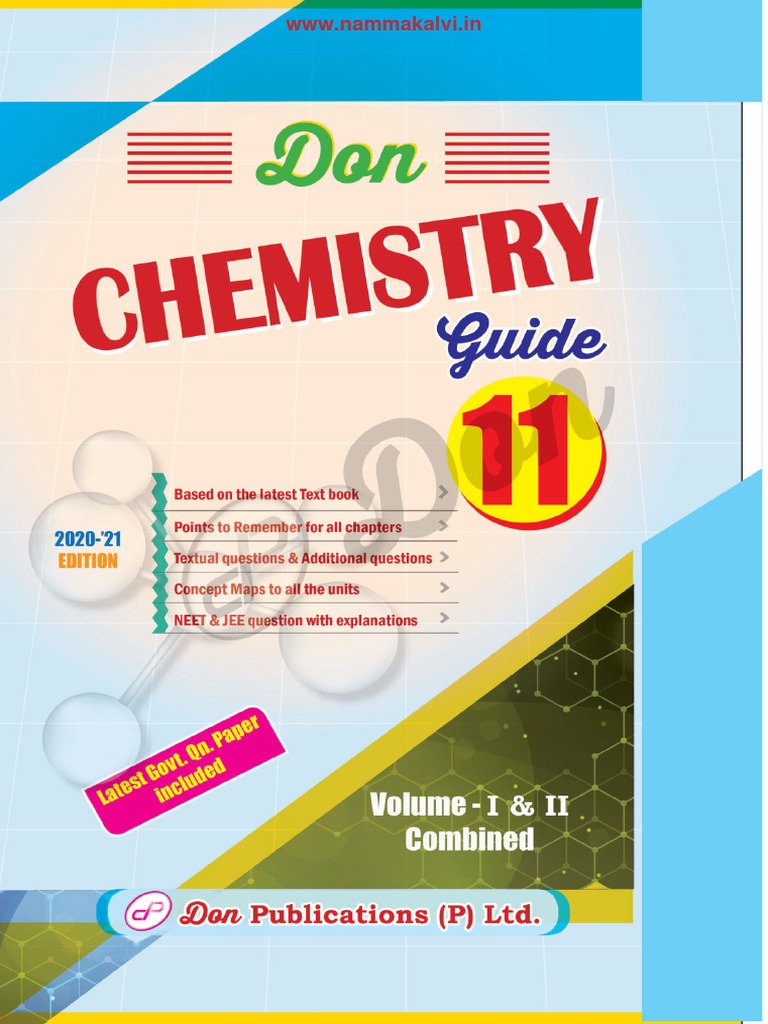 Namma Kalvi 11th Chemistry Don Guide Em 219515 Pdf Foreign Language
