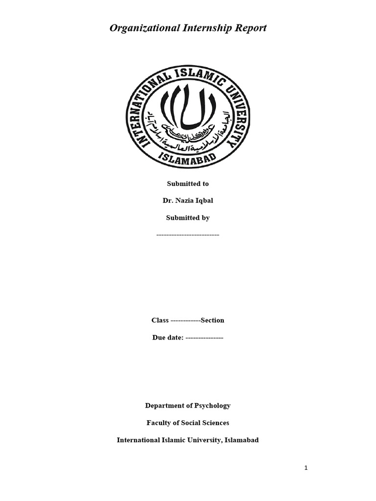 National Book Foundation Internship Report | PDF | Orphanage | Employment