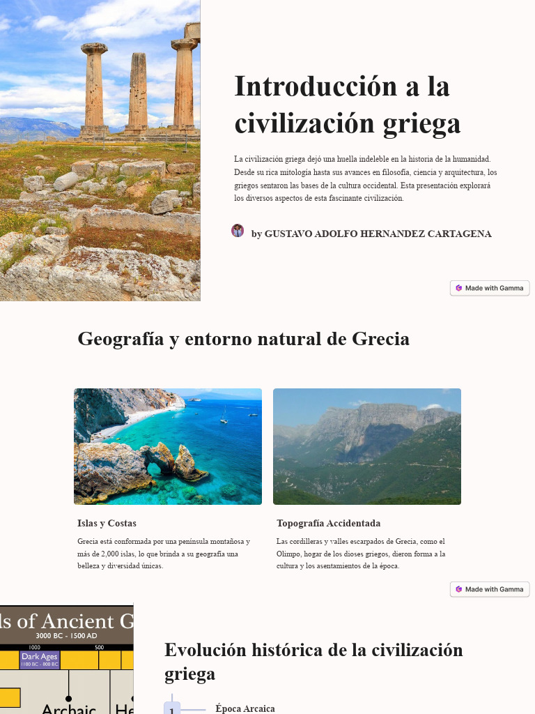 Introduccion A La Civilizacion Griega | PDF | Antigua Grecia ...