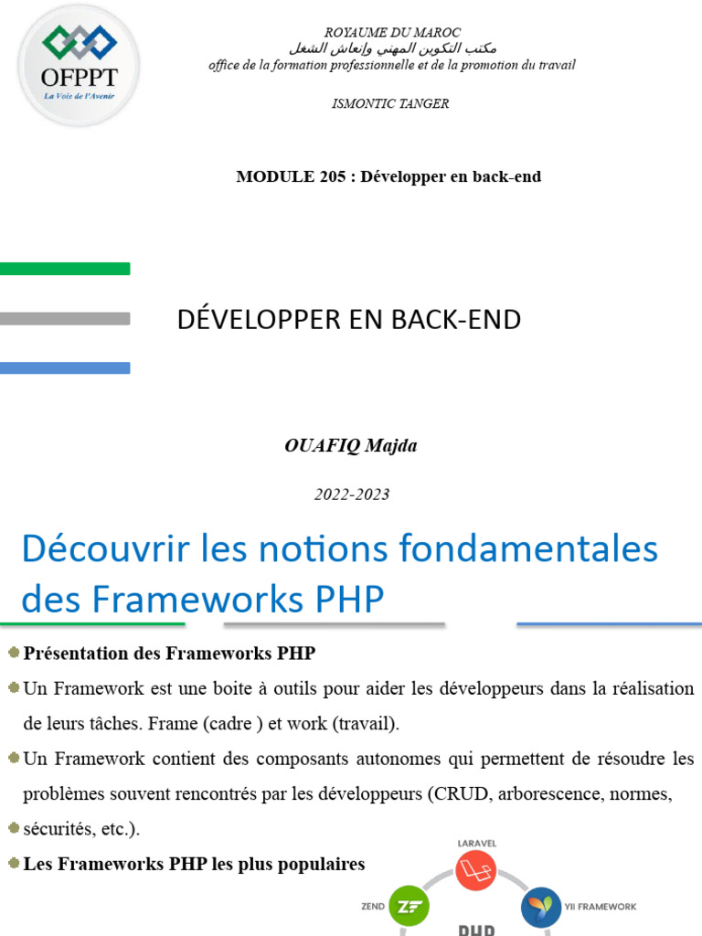 Introduction aux Frameworks PHP Laravel | PDF | PHP | Modèle-vue-contrôleur