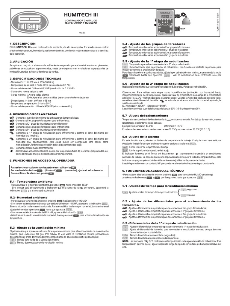 HUMIT 3 V2 01 11247 ESP D6b7b48ca1 | PDF | Temperatura | Sensor