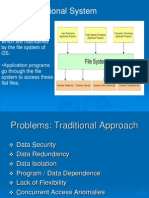 Traditional Database Systems and DBMS Architecture