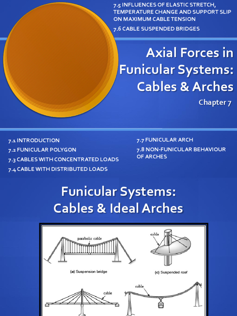 Structural Analysis - 5.1 Cables and Archs | PDF | Civil Engineering ...