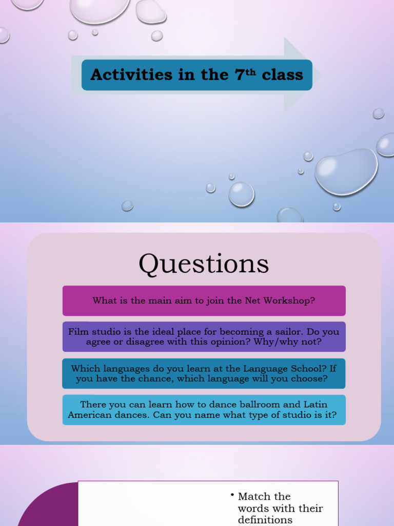 7th Grade Learning Activities | PDF | Foreign Language Studies