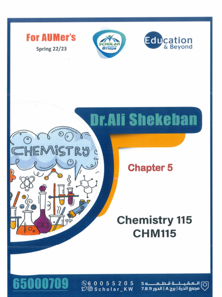 CHM 115 Chapter 5 | PDF