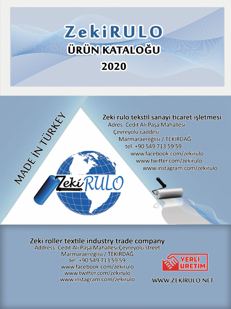 Zeki Rulo Katalog | PDF