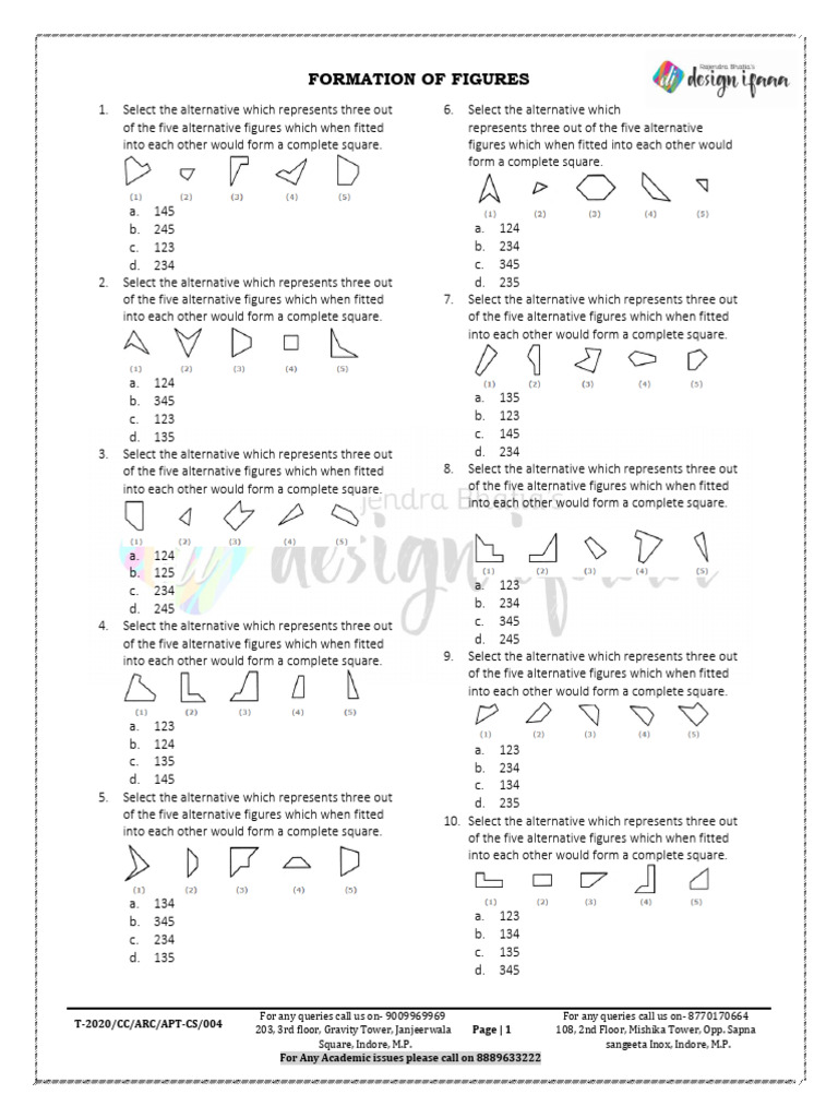 Class-Sheet - Formation - of - Figures - With - Solutions | PDF ...