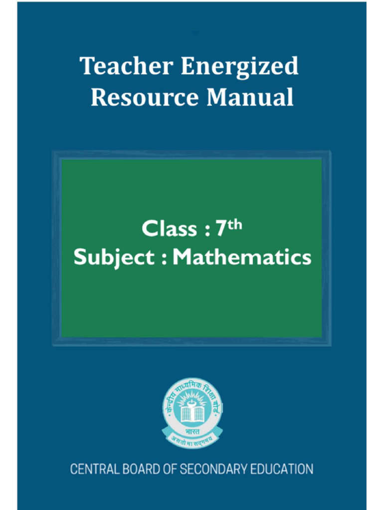 Teacher Resource Class 7 | PDF