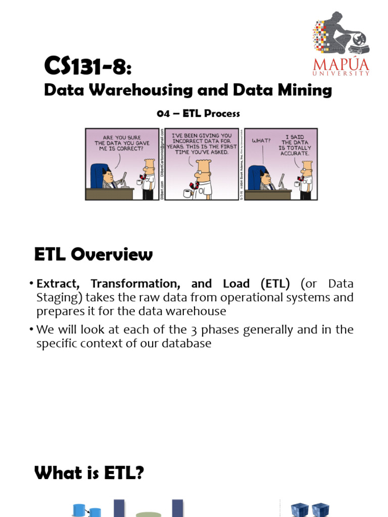 ETL Process in Data Warehousing | PDF | Data Warehouse | Databases