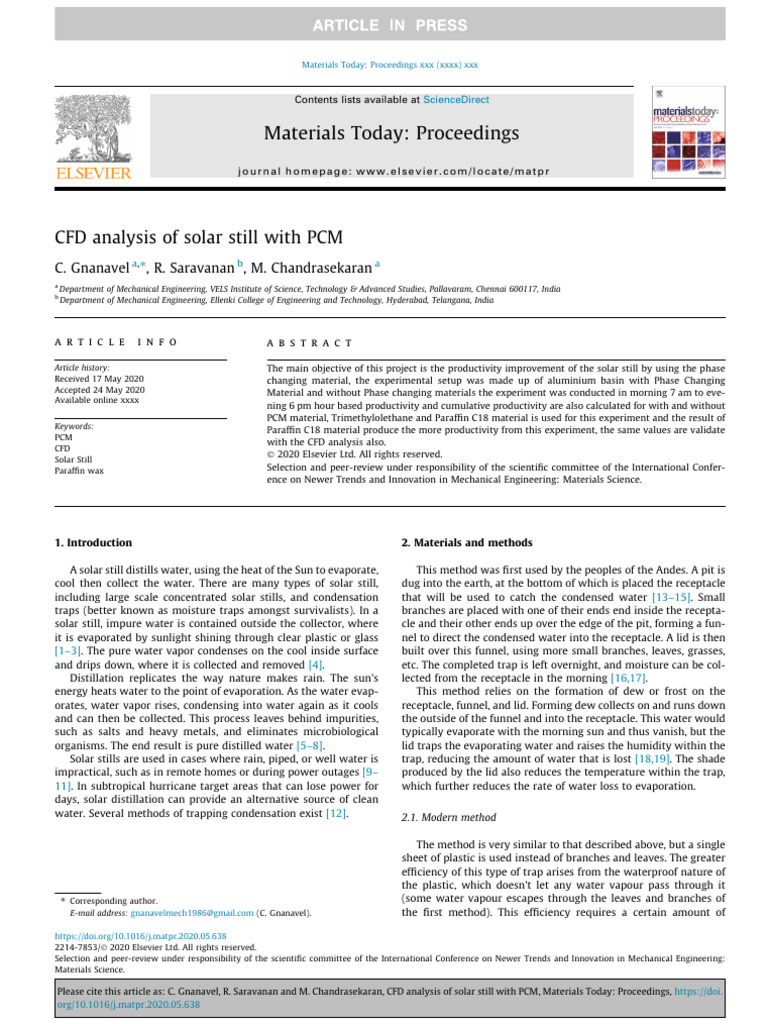 10 1016@j Matpr 2020 05 638 | PDF | Materials | Applied And ...