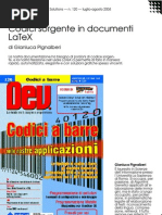 Codici sorgente in documenti LaTeX