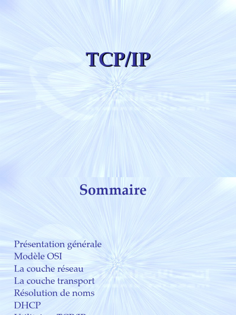 Comprendre TCP/IP et DHCP | PDF | Adresse IP | Protocoles Internet