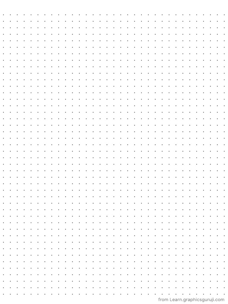 Dot Grid A4 Printable Sheet | PDF