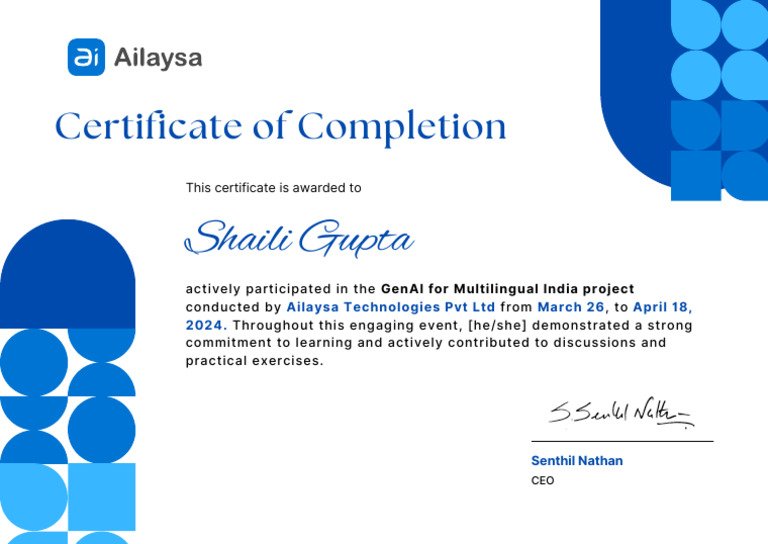 Genai Project Certificate Pages 89 Pdf
