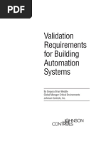 Validation Requirements for Building Automation Systems