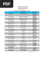 West Bengal Secretaries List | PDF | Kolkata