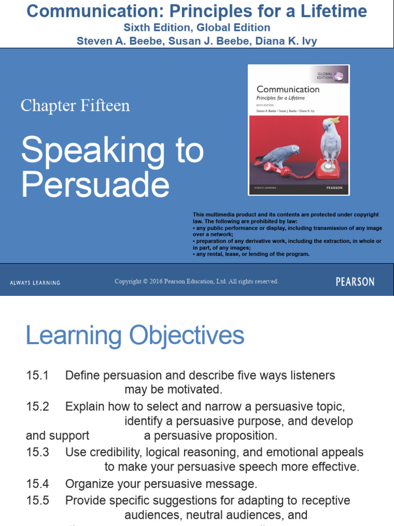 Persuasive Communication Principles | PDF | Persuasion | Credibility