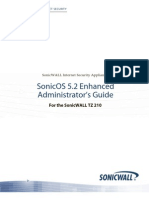 SonicOS Enhanced 5.2 TZ 210 Administrators Guide