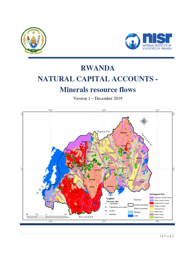 Rwanda Mineral Resource Accounts 2019 | PDF | Mining | Gross Domestic ...