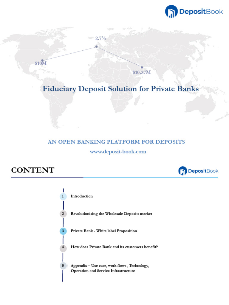 Open Banking Platform for Deposits | PDF | Banks | Deposit Account