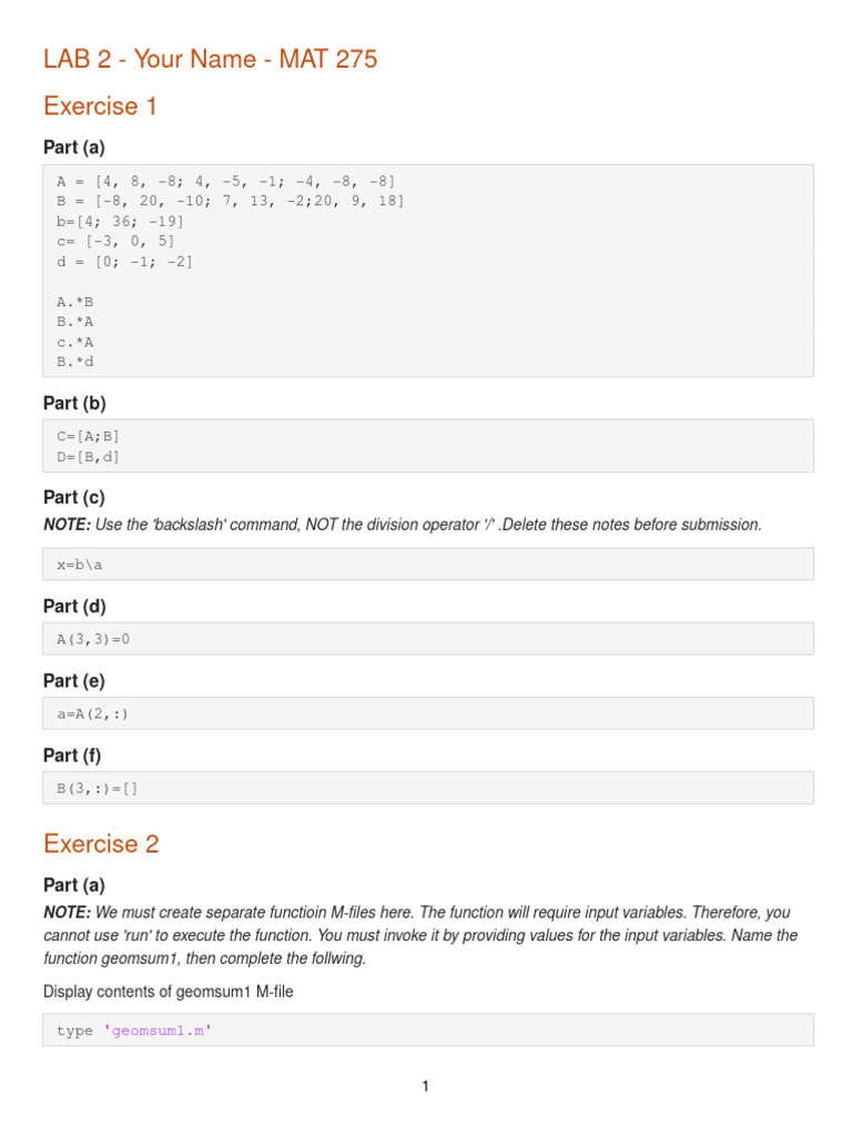 Lab 2 Template | PDF | Computer Science | Computer Programming