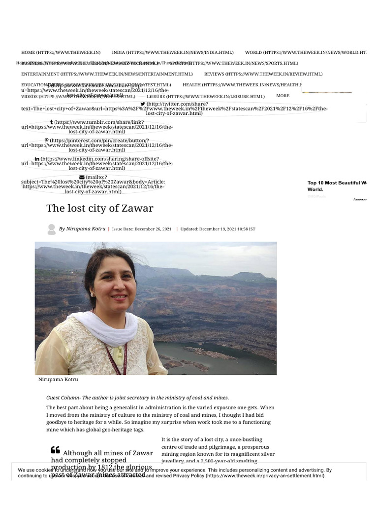 Zawar Mines: A Historical Overview | PDF | Zinc | Mining