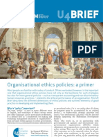 3344 Organisational Ethics Policies a Primer