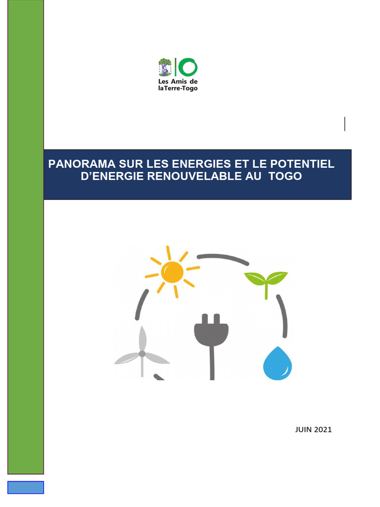 Énergies renouvelables au Togo : potentiel et enjeux | PDF | Énergie ...