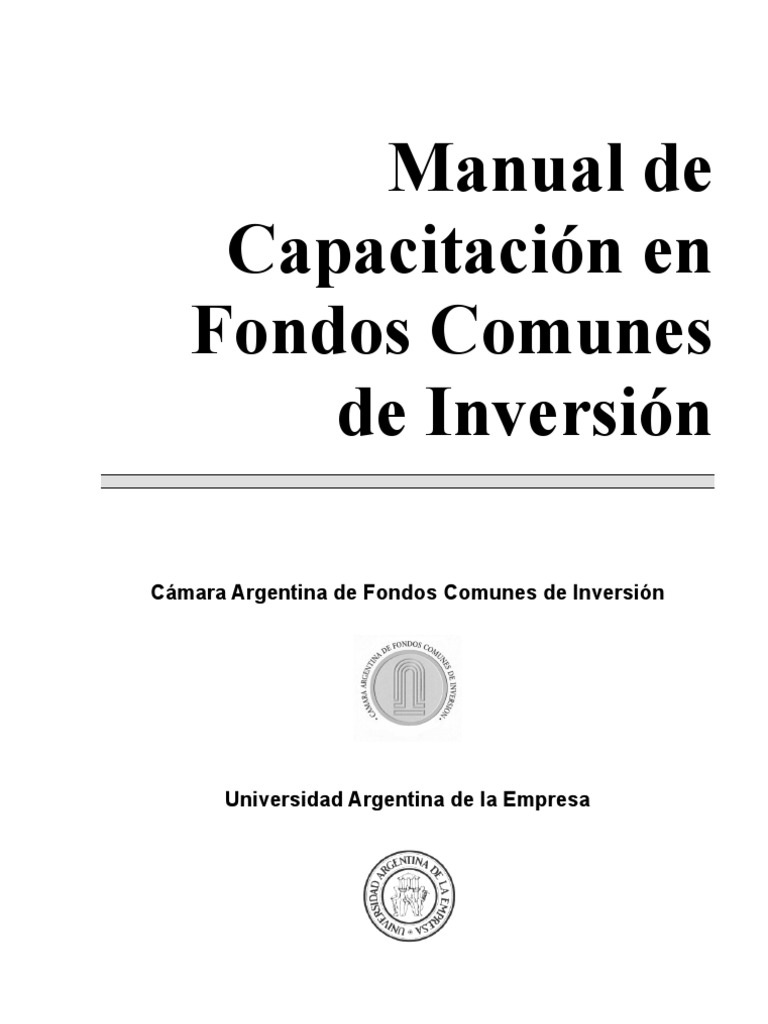 Fondos Comunes de Inversion | PDF | Ahorro | Fondo de inversión