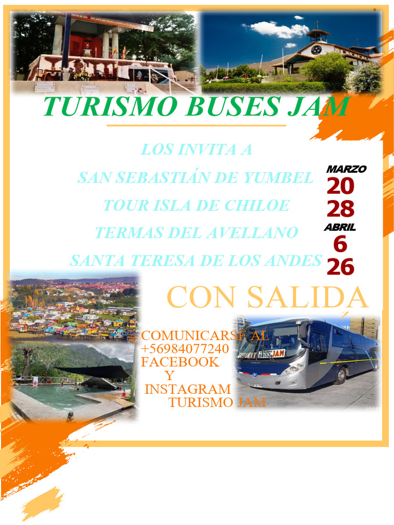 Turismo Buses Jam Viaje | PDF