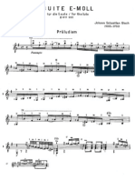 BWV 996, Lute Suite No 1