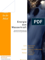 Energie Aus Wasserkraft