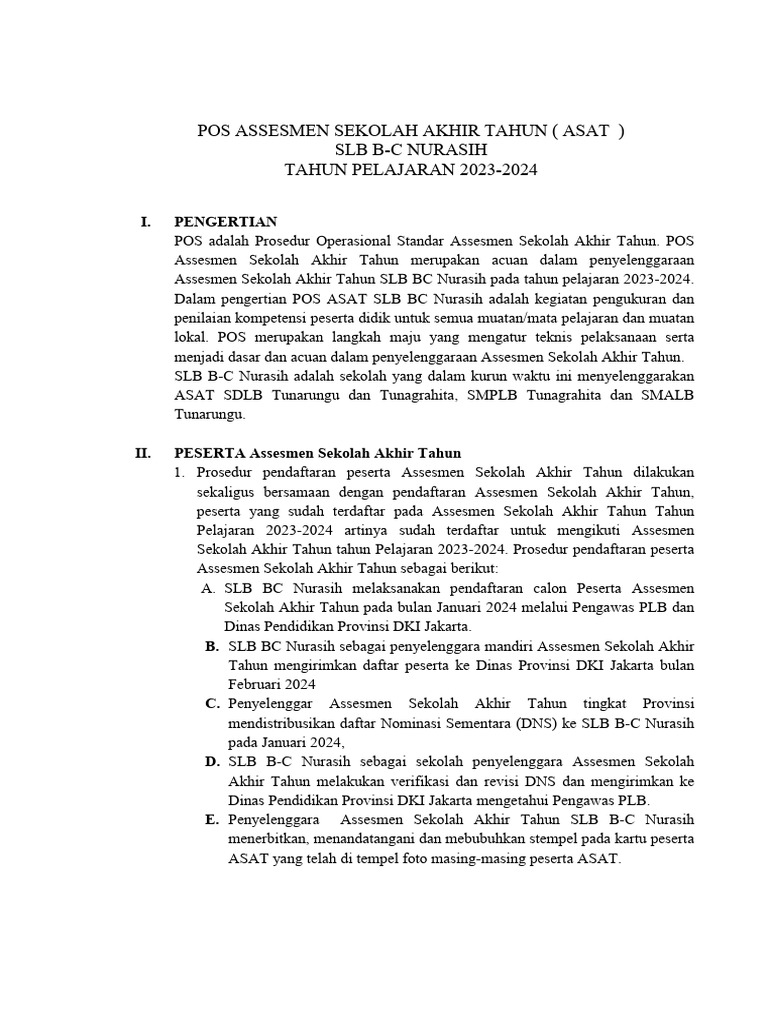 POS ASAT 2023 2024 PDF