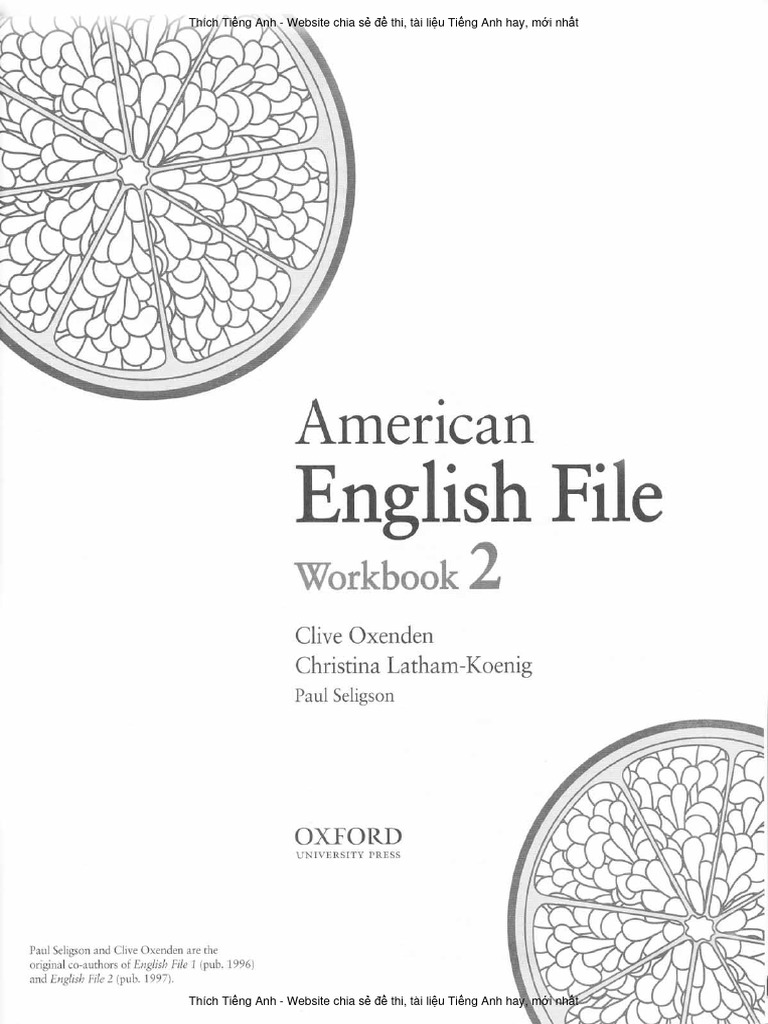 American english file 2 workbook pdf