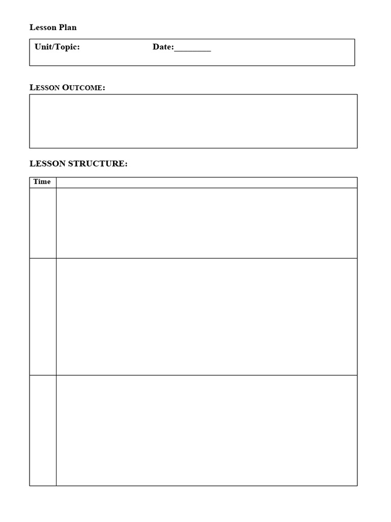 Lesson Plan Template Copy PDF