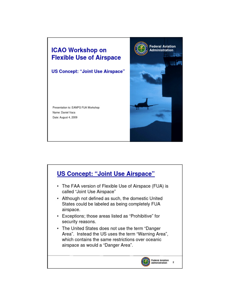 Joint Use Airspace in the U.S. | PDF | Air Traffic Control | United ...